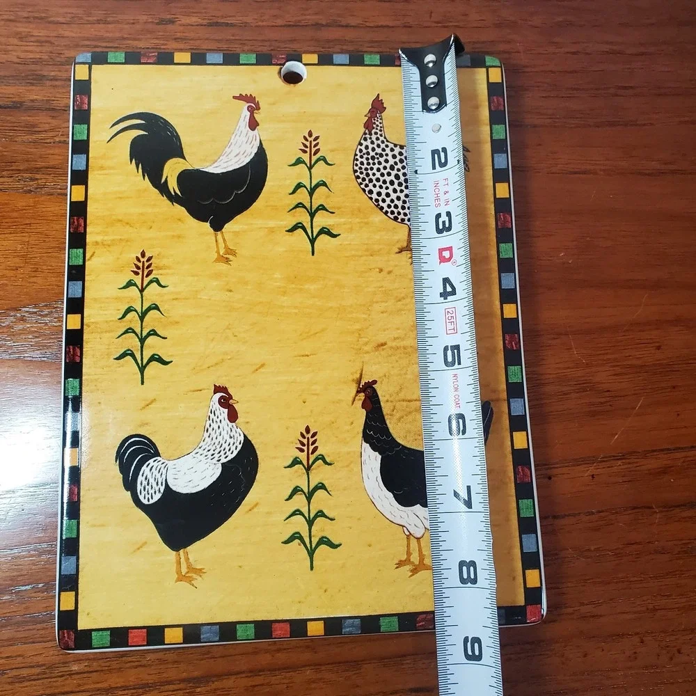 Warren Kimble‎ Sakura Country Quartet Trivet, 6.625x 8.5 inches